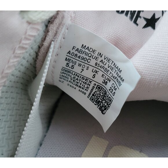 Converse One Star Academy Pro Ox Suede Low Sz 5.5 Men Shoes Sneaker Pink A08490C - Picture 9 of 9